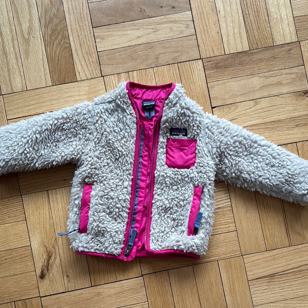 Patagonia Sherpa Fleece With Pink Trim
